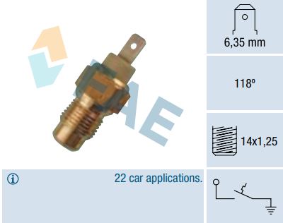 Termocontacto temperatura FAE 35260