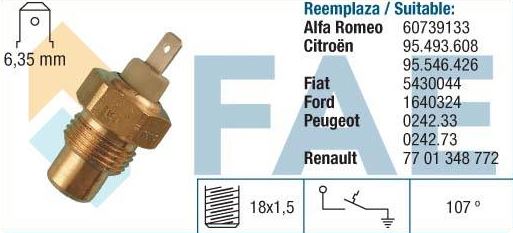 Termocontacto temperatura FAE 35130