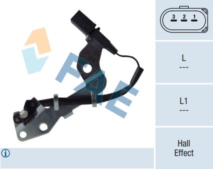 Sensor de árbol de levas FAE 79112