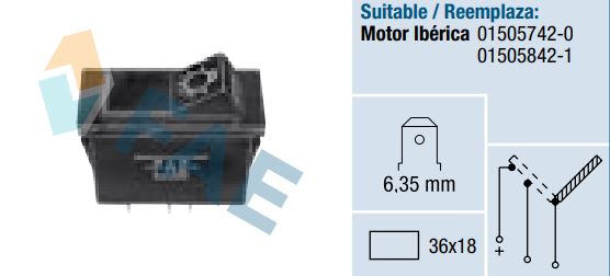 Interruptor luces FAE 62570