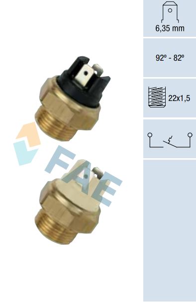 Termocontacto ventilador FAE 37320 - 37020