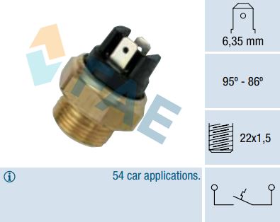Termocontacto ventilador FAE 37330