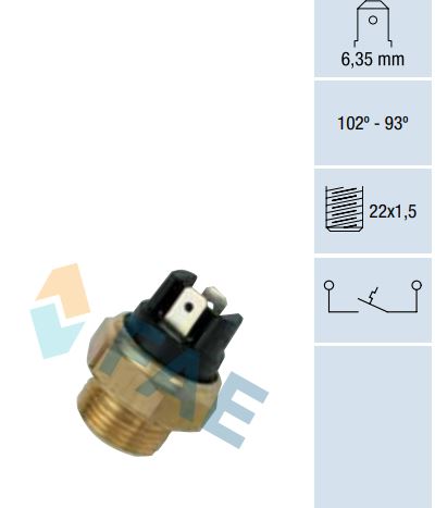 Termocontacto ventilador FAE 37410