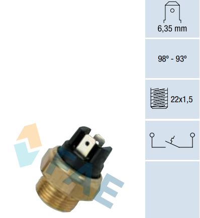 Termocontacto ventilador FAE 37400