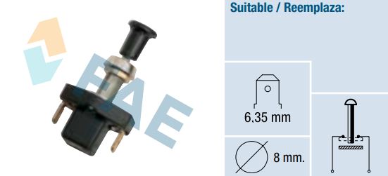 Interruptor de tirón universal FAE 65080