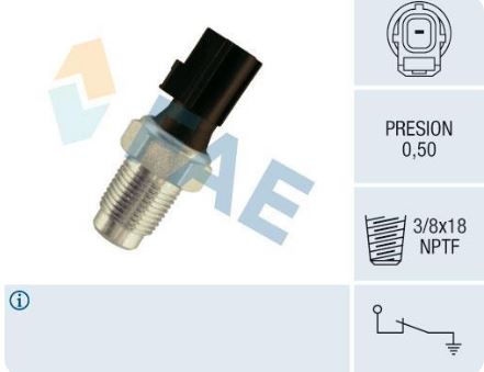Sensor presión aceite FAE 12611