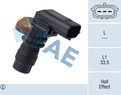 Sensor de árbol de levas FAE 79367