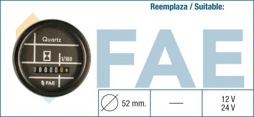Cuenta horas electrónico FAE 99470