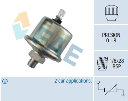 Sensor presión aceite y aire FAE 14700