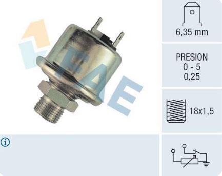 Sensor presión aceite y aire FAE 14920