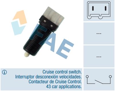 Interruptor luz de stop mecánico FAE 24480