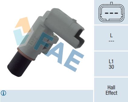 Sensor de árbol de levas FAE 79150