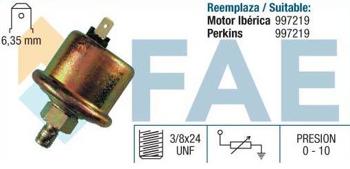 Sensor presión aceite y aire FAE 14620