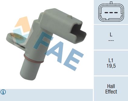 Sensor de árbol de levas FAE 79149