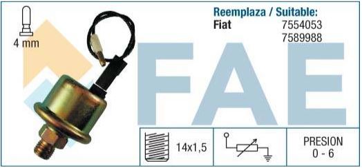 Sensor presión aceite y aire FAE 14890