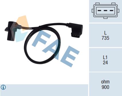 Sensor de cigüeñal FAE 79039