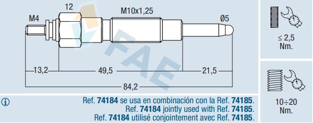 Calentador Termoplus FAE 74184