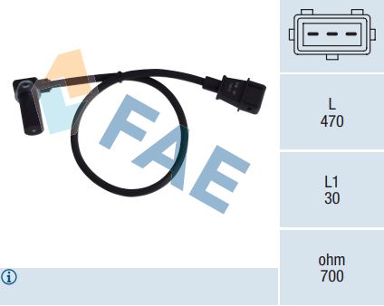 Sensor de revoluciones FAE 79015
