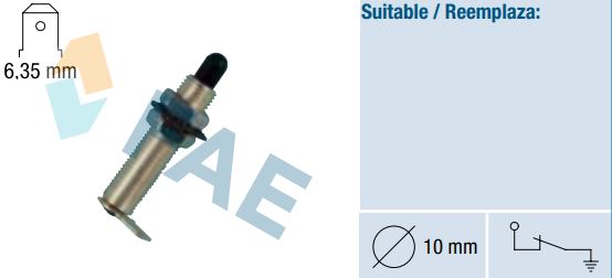 Interruptor de alarma universal FAE 67260 (Longitud rosca 40 mm)