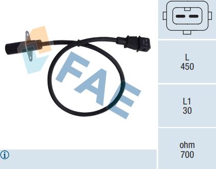 Sensor de revoluciones FAE 79001