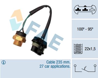 Termocontacto ventilador FAE 36210