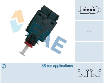 Interruptor luz de stop mecánico FAE 24530