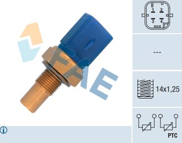 Sensor temperatura refrigerante FAE 33791