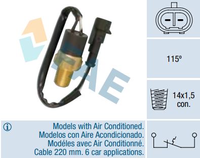 Termocontacto temperatura FAE 35841
