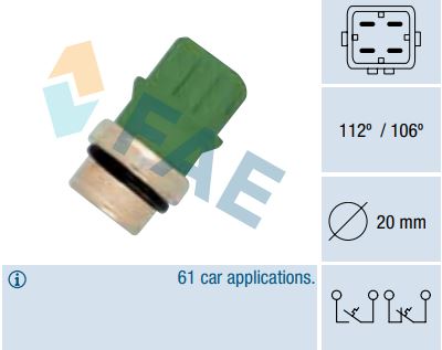 Termocontacto temperatura FAE 35590