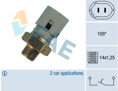 Termocontacto temperatura FAE 35710