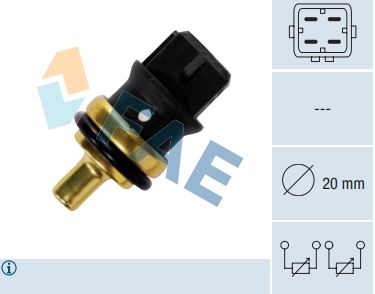 Sensor temperatura refrigerante FAE 33785
