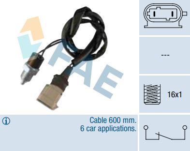 Interruptor de luz marcha atrás FAE 41230
