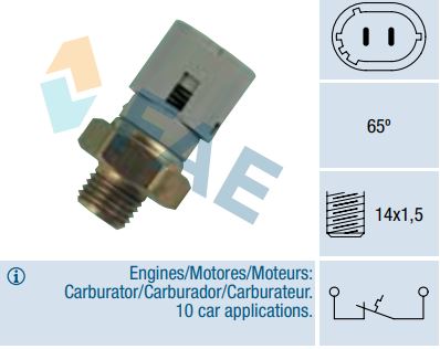 Termocontacto temperatura FAE 35690