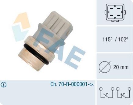 Termocontacto temperatura FAE 35585