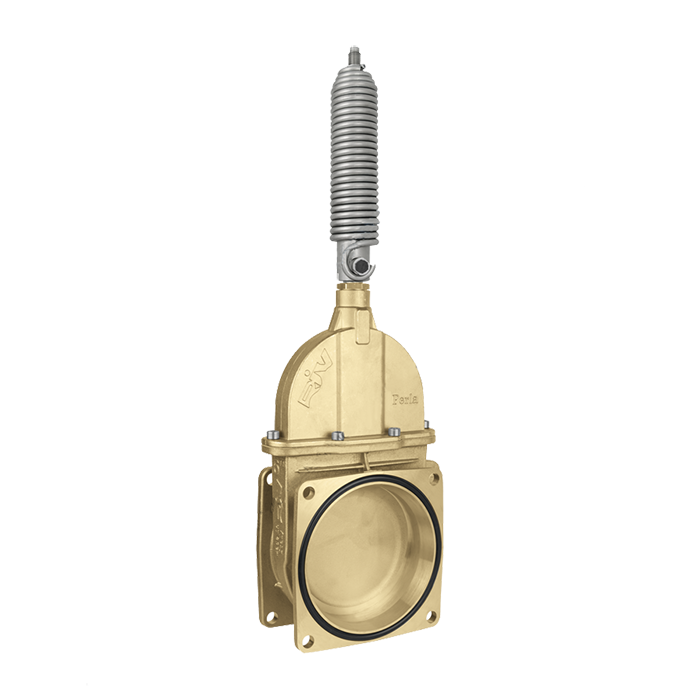 TAJADERA 2 BRIDAS SIMPLE EFECTO CON MUELLE 6&quot; Ø 143 mm PERLA RIV 19