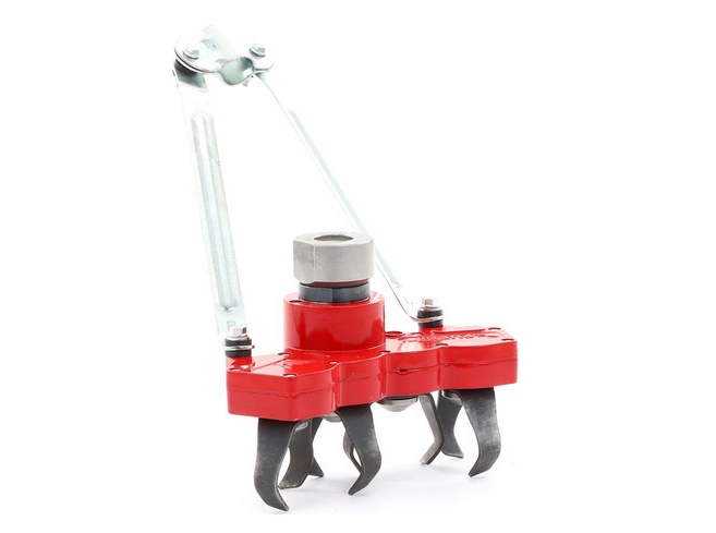 CABEZAL DESMALEZADOR CULTIVADOR DESBROZADORA UNIVERSAL TILLER-4 (PARA TUBO DE 28 26 25,4 25 24 )