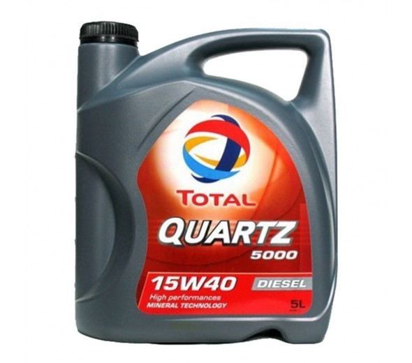 ACEITE DE MOTOR TOTAL QUARTZ DIESEL 5000 15W40 5L