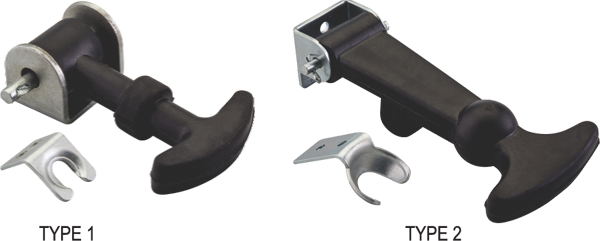 KIT ABRAZADERA / TIRADOR CAPO 124mm (TIPO 2)