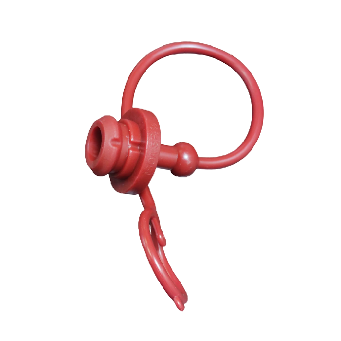 TAPON ANTIPOLVO PLASTICO 1/2 MACHO ROJO