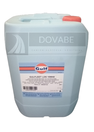 ACEITE DE MOTOR VEHICULO PESADO GULF GULFLEET LDS SAE 15W40 E7 20L.