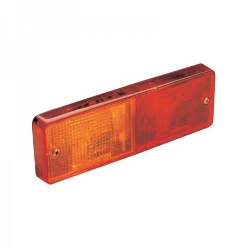 CRISTAL TULIPA TRASERA 177x57x16 mm Adaptable a MASSEY FERGUSON / CASE IH