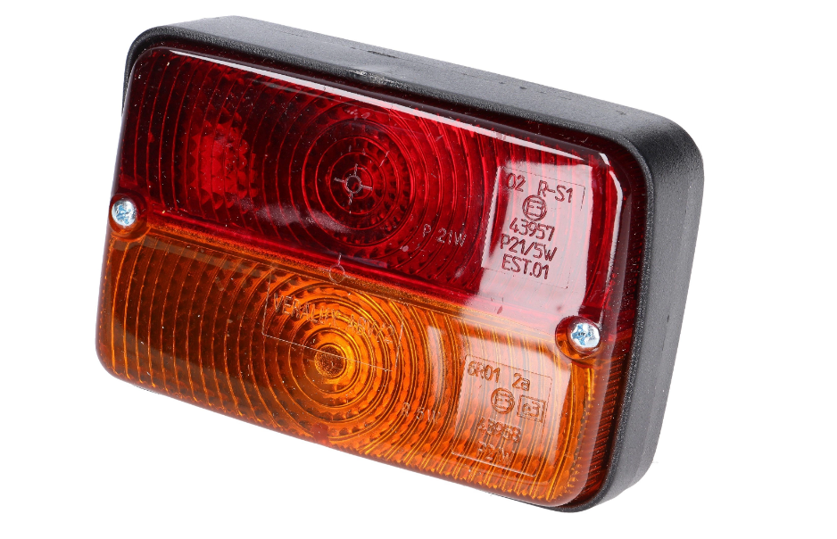 PILOTO TRASERO IZQUIERDA / DERECHA 120x80x34 mm Adaptable a CASE / CLAAS / DEUTZ / MASSEY FERGUSON