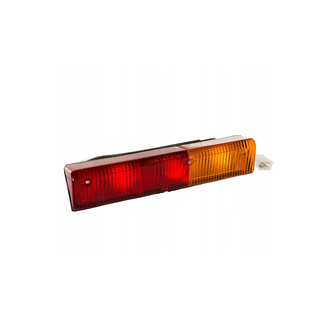 PILOTO TRASERO DERECHO CON LUZ DE MATRÍCULA  L= 305mm ADAPTABLE A TRACTORES FIAT