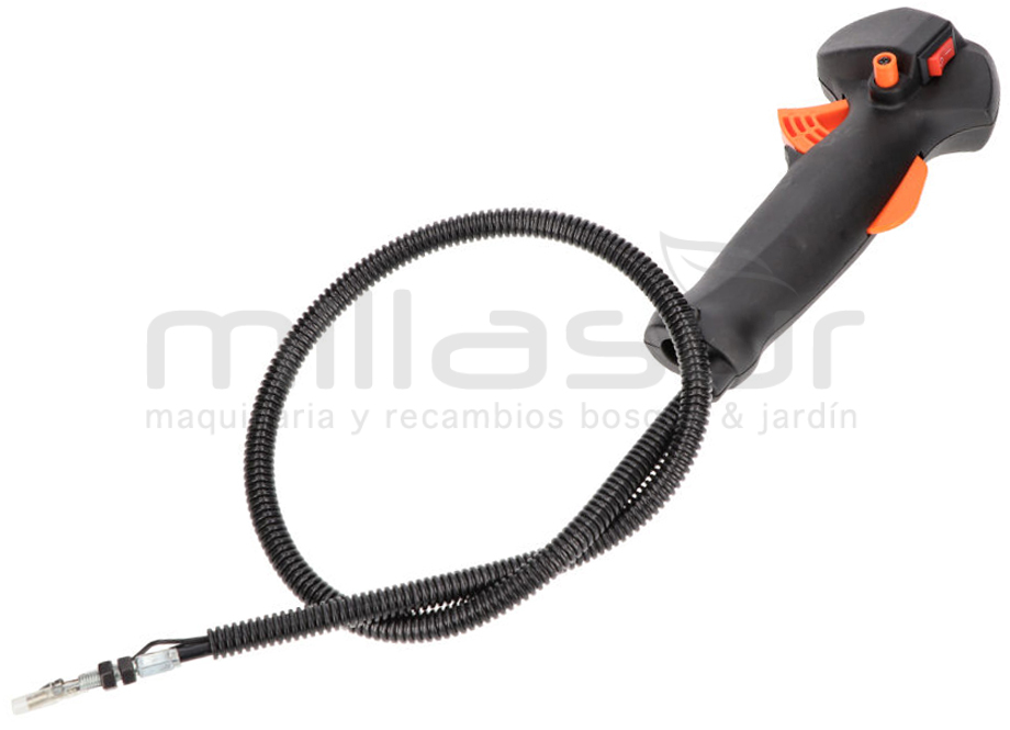 MANDO ACELERADOR COMPLETO 19mm DESBROZADORAS ANOVA D33C - D43C - D43B