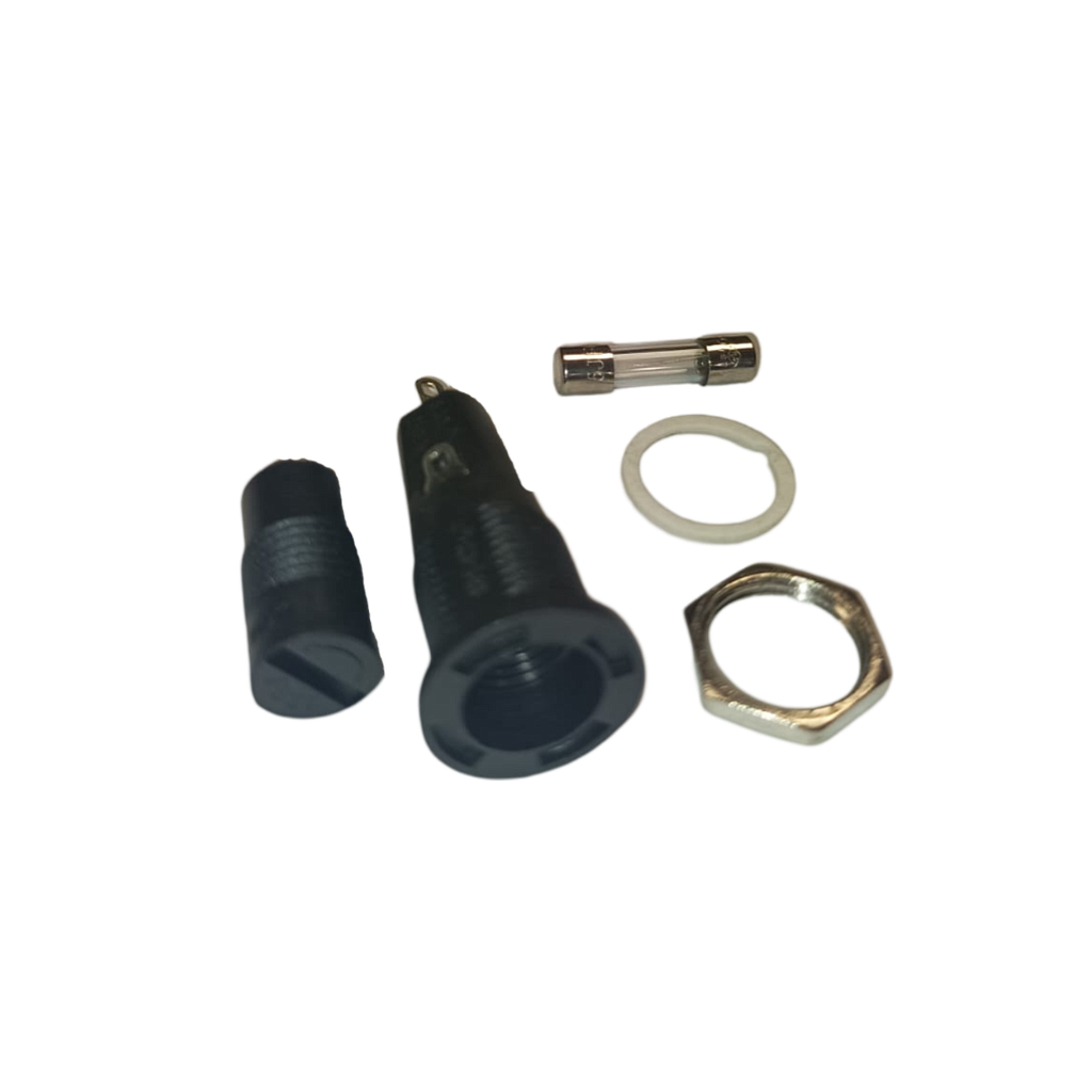 Fusible 6.3A con Porta Fusibles Para Cargadores de Baterias Yamato Codigo 07170031 Modelo 98486