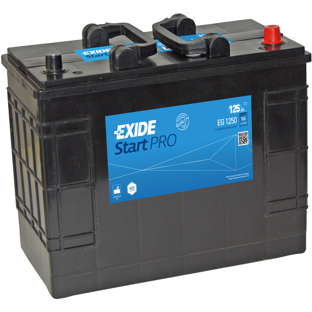 BATERIA EXIDE START PRO 125AH 760EN +D (349x175x290 mm)
