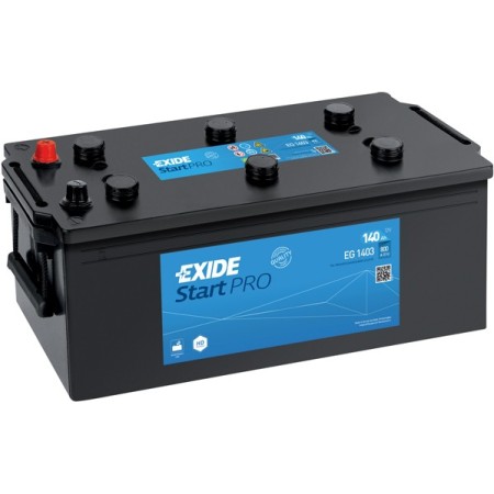 BATERIA EXIDE START PRO 140AH D04 eg 513x189x223 mm