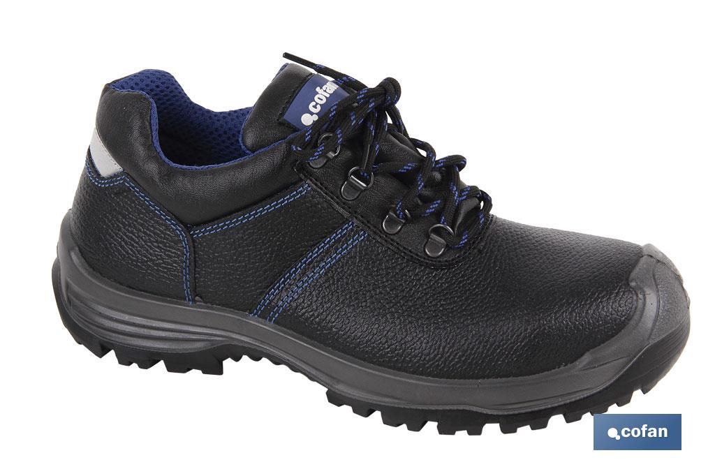 ZAPATO SEGURIDAD S3 COFAN MIRTO PIEL NEGRA PUNTERA CARBONO LIGHT TALLA 44