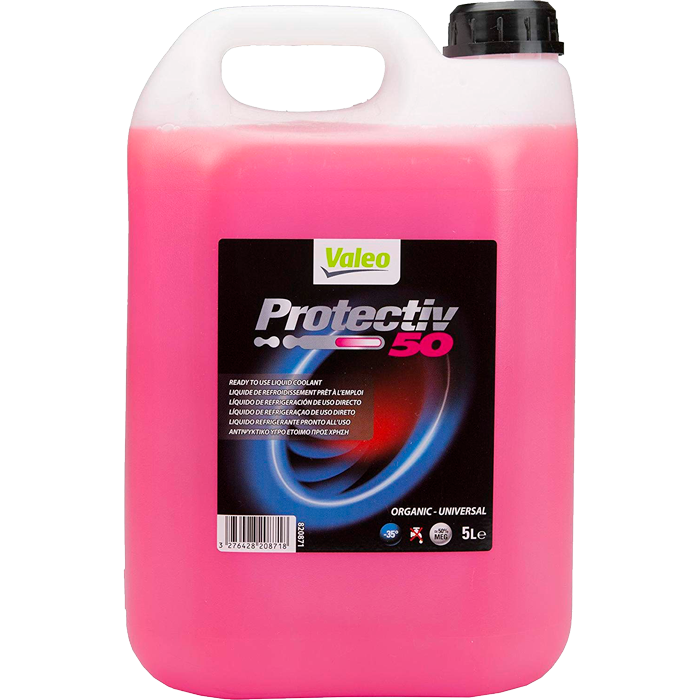 LIQUIDO REFRIGERANTE VALEO 50% 5L. ROJO