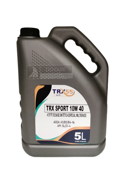 ACEITE MOTOR 10W40 TRX55 SPORT 5L. (VEHICULOS LIGEROS)